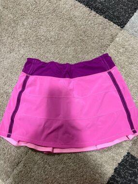 lululemon athletica Magenta Training Skirt with Deep Pink Waistband